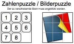 Zahlen-/Bilderpuzzle